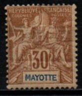 MAYOTTE 1892-9 * PLI-CREASE - Neufs