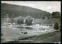 Kreiensen Harz Schwimmbad Mit Naturfreundehaus  - USED: 21-7-1950 -  -2 Scans For Condition.(Originalscan !!) - Northeim