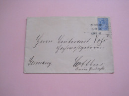 Great Britain Letter To Germany 1921 - Gebraucht