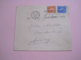 Great Britain Letter To Germany 1952 - Used Stamps
