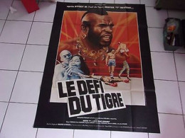 Affiche Originale 120 X 160 Film Le Défi Du Tigre Avec Mister T - Manifesti