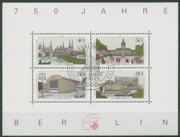 Berlin 1987 750 Jahre Berlin Block 8 Mit Ersttagssonderstempel ESST (C16746) - Blocks & Sheetlets