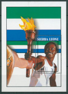 Sierra Leone 1988 Olymp. Spiele Seoul Fackelläufer Block 77 Postfrisch (C27406) - Sierra Leone (1961-...)