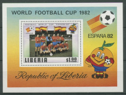 Liberia 1981 Fußball-WM In Spanien Block 96 Postfrisch (C27462) - Liberia