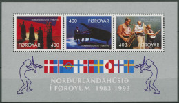 Färöer 1993 10 Jahre Haus Des Nordens Block 6 Postfrisch (C17506) - Färöer Inseln