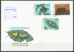 Angola 1983 BRASILIANA Insekten Heuschrecke Blattwanze 682/84 FDC (X60968) - Angola