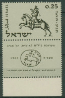 Israel 1960 TAVIV '60 Postreiter 221 Mit Tab Postfrisch - Nuevos (con Tab)