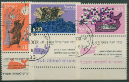 Israel 1963 Jüdische Festtage Buch Jona 287/89 Mit Tab Gestempelt - Gebruikt (met Tabs)