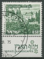 Israel 1971 Landschaften Rosh Pinna 531 Y I Mit Tab Gestempelt - Used Stamps (with Tabs)