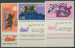 Israel 1963 Jüdische Festtage Buch Jona 287/89 Mit Tab Postfrisch - Unused Stamps (with Tabs)