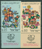 Israel 1968 Unabhängigkeit 420/21 Mit Tab Postfrisch - Ongebruikt (met Tabs)