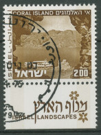 Israel 1971 Landschaften Koralleninsel Taba 536 Y I Mit Tab Gestempelt - Used Stamps (with Tabs)