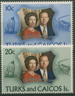 Turks- Und Caicos-Inseln 1972 Königin Elisabeth II. 299/00 Postfrisch - Turks- En Caicoseilanden