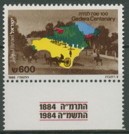 Israel 1985 Stadt Gedera 1015 Mit Tab Postfrisch - Ongebruikt (met Tabs)