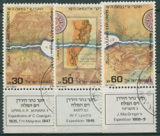 Israel 1987 Erforschung Des Heiligen Landes 1074/76 Mit Tab Gestempelt - Used Stamps (with Tabs)