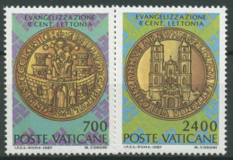 Vatikan 1987 Christianisierung Lettlands Kirche Siegel 911/12 Postfrisch - Unused Stamps