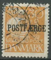 Dänemark 1927/30 Postfähre-Marke Karavelle Aufdruck Postfaerge PF 13 Gestempelt - Parcel Post