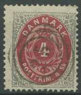 Dänemark 1870/1872 Ziffern 4 Skilling 18 I A Mit Nr.-Stpl. 25, HIRSCHHOLM - Gebraucht