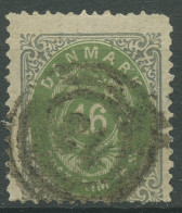 Dänemark 1870/1872 Ziffern 16 Skilling 20 I A Gestempelt, Kl. Fehler - Used Stamps