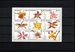 Nicaragua 1995 Orchids Sheet Postfrisch / MNH - Orchids