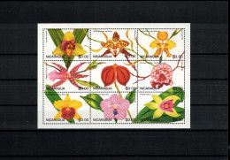 Nicaragua 1995 Orchids Sheet Postfrisch / MNH - Orchids