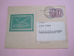 Belgium Letter  To Germany 1956 - Oblitérés