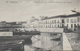 España - Tarjeta Postal - ALGECIRAS - Avenida J.L. De Torres Y Ensenada Del Muelle - Cádiz