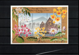 Micronesia 1997 Return Of Hong Kong To China - Orchids Set Postfrisch / MNH - Orquideas