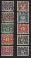 Cote Des Somalis  - Taxe N°44 à 53 - Cote 12€ - * Neufs Avec Trace De Charniere - Unused Stamps