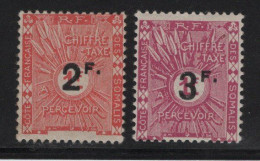 Cote Des Somalis  - Taxe N°9 + 10 - Cote 26€ - * Neufs Avec Trace De Charniere - Neufs