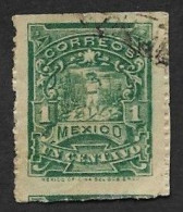 SD)1896-97 MEXICO MULITAS SERIES, POSTMAN 1C SCT 257B, USED - Messico