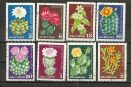 BULGARIA 1970 - CACTUSES, FLOWERS, USED - Gebruikt