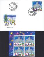 Luxembourg - Luxemburg -  FDC  2005   1  Bloc  à 4   MNH**  Noël  2005 - FDC