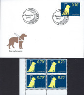 Luxembourg - Luxemburg -  FDC  2005   1  Bloc  à 4   MNH**  Les Malvoyants - FDC