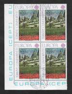 SD)1977 TURKIYE STAMP ISSUE EUROPE, LANDSCAPES, B/4 USED - Sonstige & Ohne Zuordnung