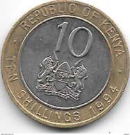 *kenya 10 Shilling  1994 Km 27 Unc - Kenia