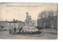 SAINTE HERMINE - Monument Clemenceau - Place Saint Hermand - Très Bon état - Sainte Hermine