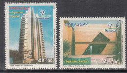 2007 Paraguay MERCOSUR Architecture Complete Set Of 2  MNH - Paraguay