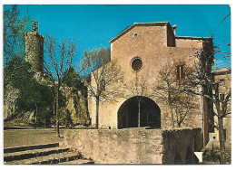 FAÇANA DE L'ESGLESIA /FACHADA DE LA IGLESIA.- SANTA MARIA DE QUERALT / BERGA.-  ( CATALUNYA ) - Chiese E Cattedrali