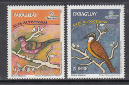 2008 Paraguay Birds Aves  Complete Set Of 2  MNH - Paraguay