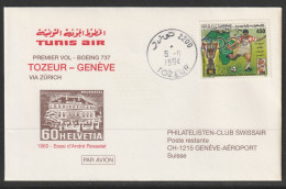 1994, Tuis Air, Erstflug, Tozeur Tunesia - Genf - Tunisia (1956-...)
