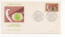 FDC Madagascar 1964 - EUROPAFRIQUE - Anniversaire Association économique Europe - Afrique - Madagascar (1960-...)