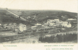 Vue D'yves Gomezée Gare Saint Lambert Et Fonderie Vve Remy Griffe De Saint Lambert (rare) - Walcourt