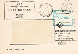 DDR Brief ZKD 1965 VEB Meßgerätewerk Beierfeld - Service Central De Courrier