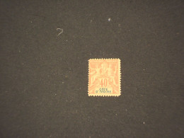 COSTA D'AVORIO-COTE D'IVOIRE - 1892/9 ALLEGORIA 40 C.- NUOVO(++) - Used Stamps