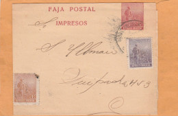 Argentina Old Wrapper Mailed - Cartas & Documentos