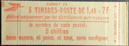 2102 C1 Conf. - Carnet Sabine 1.40F Rouge - Moderni : 1959-…