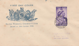 Mauritius 1948 FDC Mailed - Mauricio (...-1967)