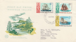 Norfolk Island 1968 FDC Mailed - Isla Norfolk