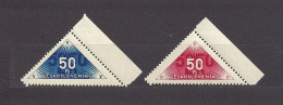 Czechoslovakia 1937 MNH ** Mi Zu 359-360 Sc EX1-2  Delivery Stamps, Zustellungsmarken. Tschechoslowakei. C5 - Ongebruikt